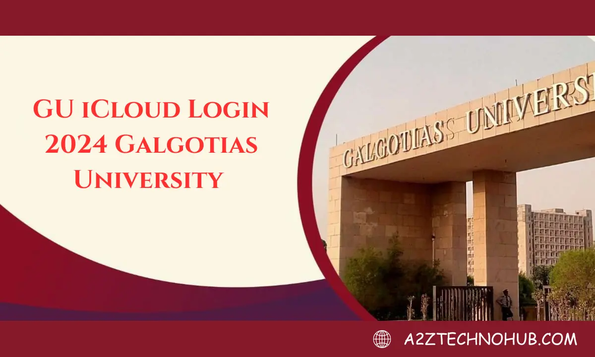 GU iCloud Login 2024 Galgotias University 